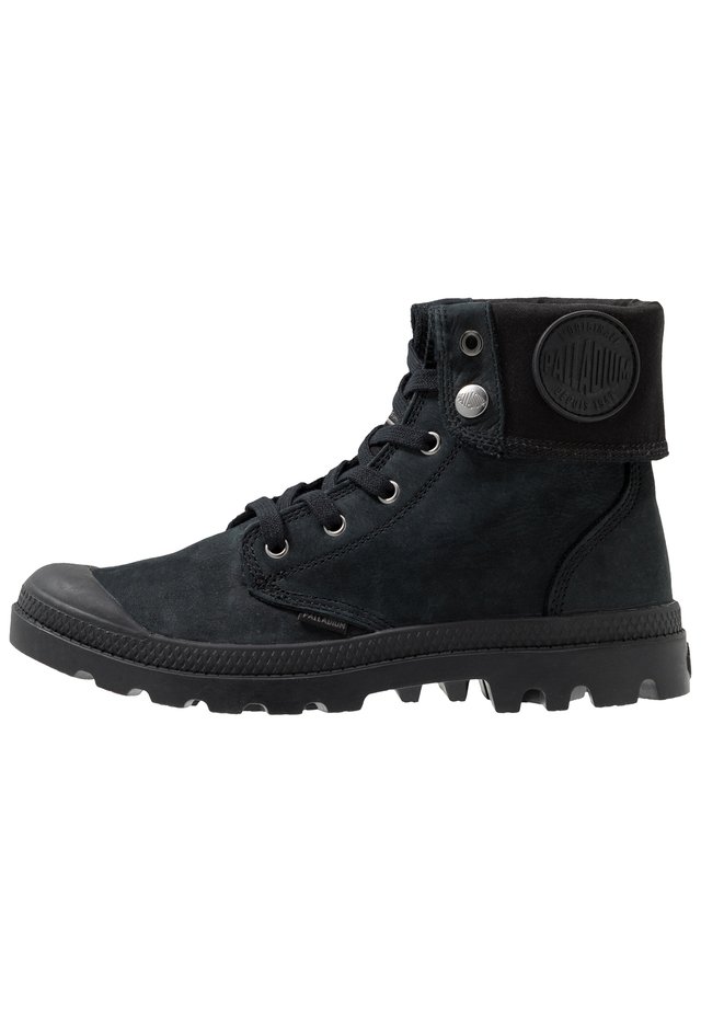 BAGGY NUBUCK - Bottines à lacets - black