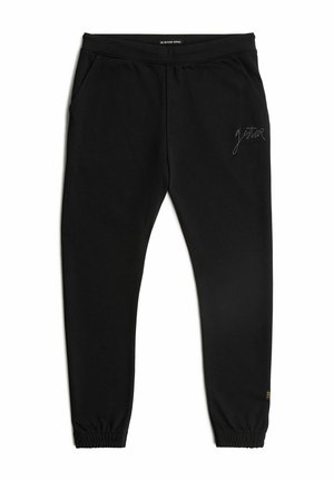 G-STAR, SCRIPT SWEATER PANT - Pantaloni sportivi - dk black