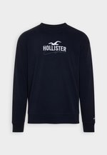 Hollister Co. LOGO CREWS Sweatshirt light blue/dunkelblau Zalando.at