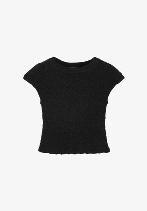 AllSaints, LUNA CRINKLE TEE . - Bluse - black