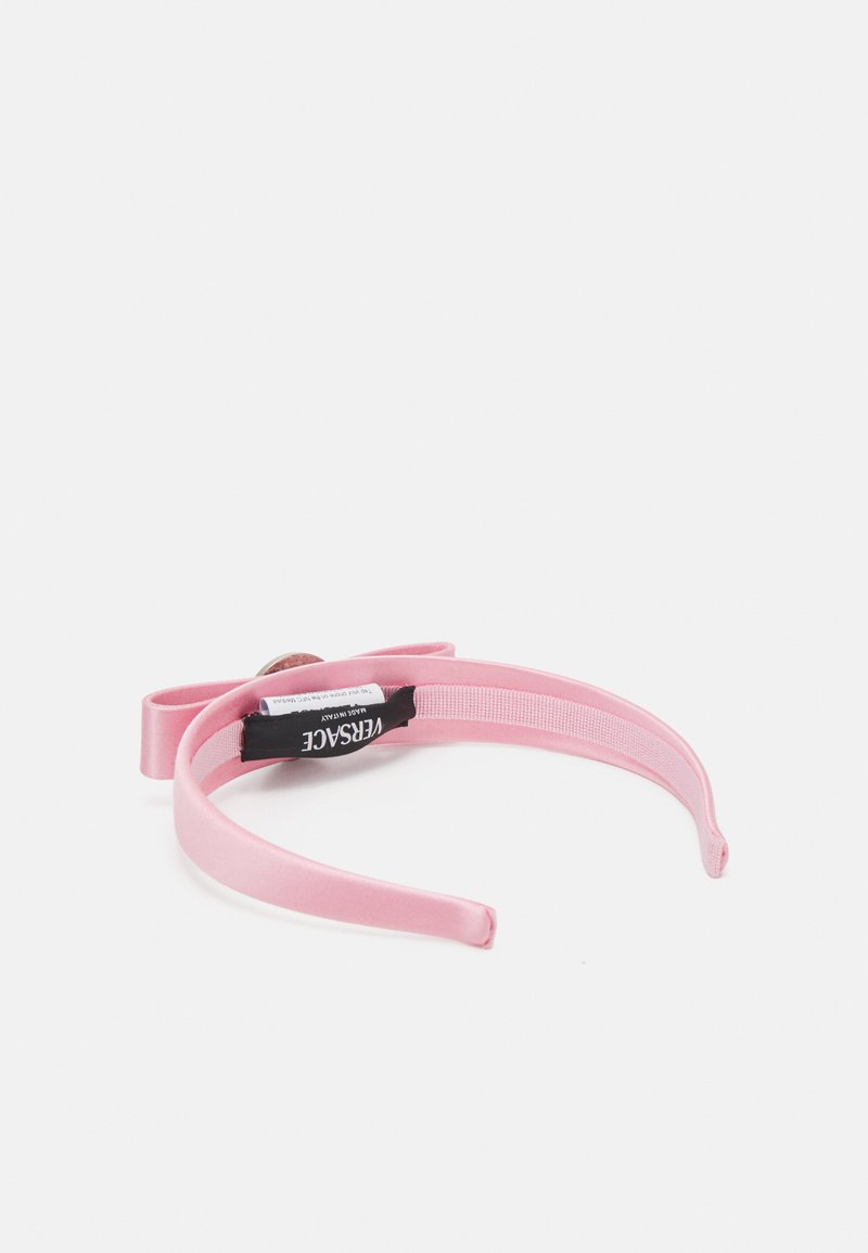 144. Versace Head Pink Bow Belt Versace Gianni Ribbon Headband | Pink | FARFETCH main image 3