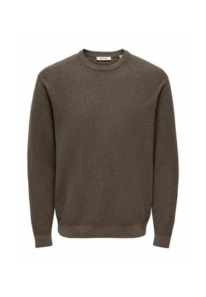 Only & Sons JUMPER ONSJOEY PULLOVER - Pullover - coffee bean