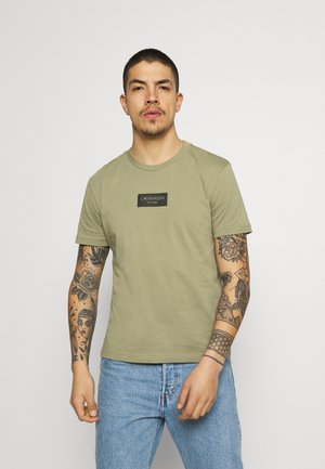 CHEST BOX LOGO - T-shirt con stampa - green