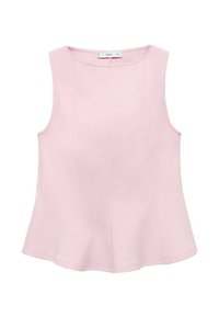 PEPLUM WITH SEAM DETAIL - Top - stone