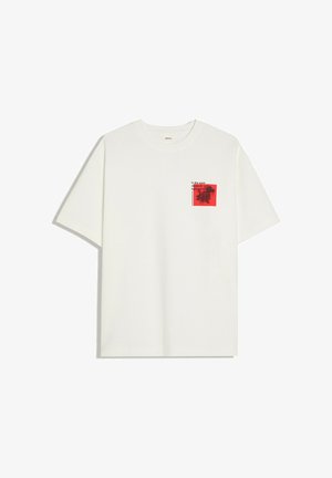 Bershka, SHORT SLEEVE PRINT T-SHIRT - T-shirt print - white