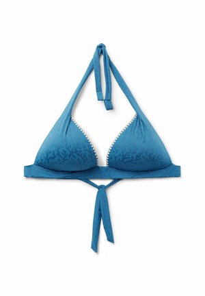 Calzedonia, SEA CORALS TRIANGLE - Bikini-Top - blue
