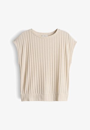 OPUS, RELAXED CLEAN TEXTURED LOOK - T-shirt basic - natural glaze
