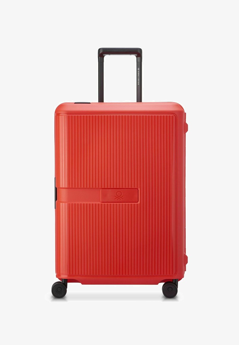 Delsey Paris BLOCK HARDSIDE 4-ROLLEN TROLLEY 67 CM - Maleta de cabina - red