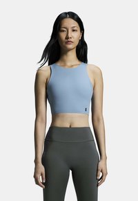 CORE 2-IN-1 CROP   - Top - chambray