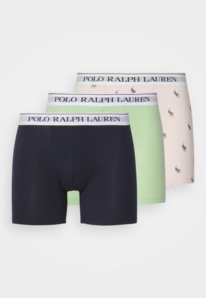 Polo Ralph Lauren BRIEF 3 PACK - Hlače - pastel mint/deco pink/navy