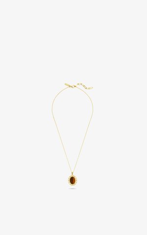 Common Lines, VINTAGE TIGER EYE PENDANT - Collier - gold-coloured