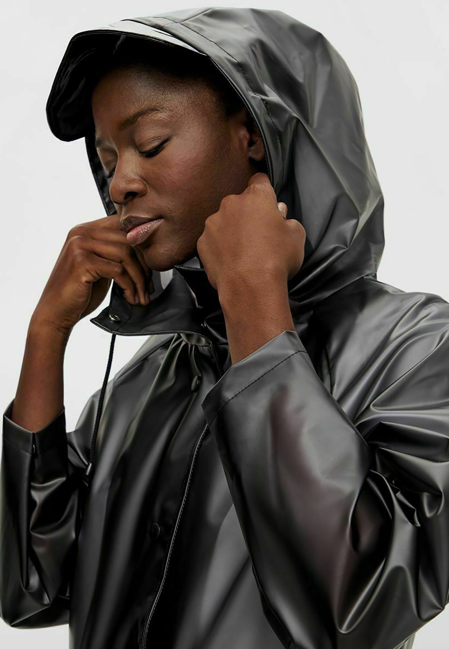 cropped waterproof jacket