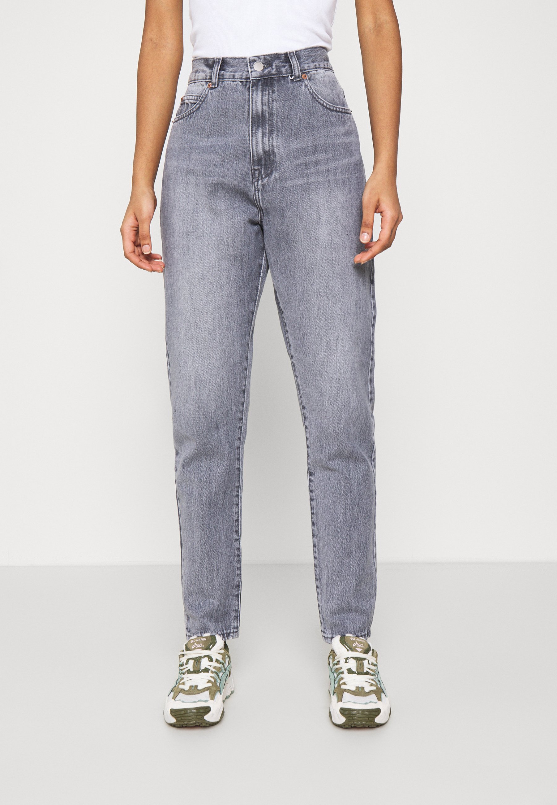 Dr Denim Nora Jeans Relaxed Fit Washed Grey Grey Denim Zalando De