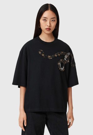OUROS AMELIE TEE - T-shirt imprimé - black