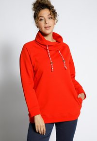 Ulla Popken SCARF-COLLAR - Felpa - tomate