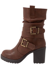 Anna Field Botines con plataforma - brown