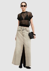 AllSaints GIANA - Triko s potiskem - black