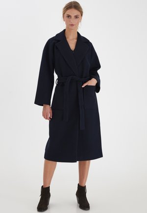 ICHI Classic coat - dark navy