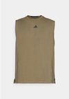 D4T X SLEEVELESS - Top - olive strata