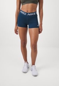 Nike Performance SHORT - Leggings - armory navy/white