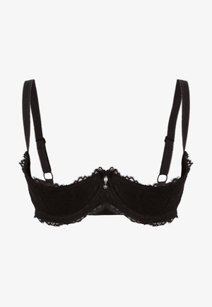 LASCANA BÜSTENHEBE - MIT BÜGEL AUS SPITZE - Sujetador balconette - schwarz