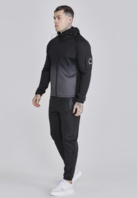 SIKSILK FULL HOODIE - Bluză de molton cu fermoar - black