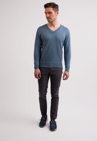 CASH-MERE Strickpullover - seehaus grün