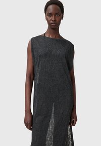 AllSaints KAITO - Stickad klänning - carbon grey
