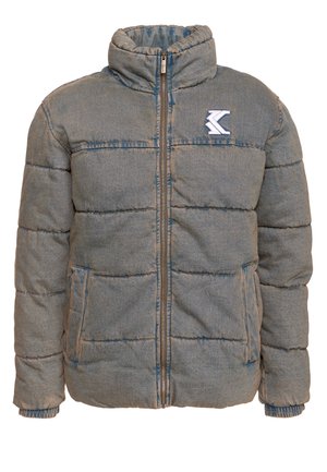 Karl Kani PUFFER JACKET - Veste d'hiver - dirty vintage blue