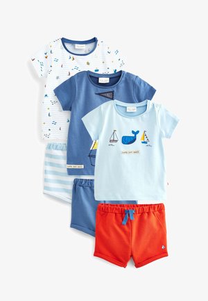 6 PIECE - Shorts - blue nautical print