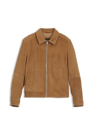 BOSS, H-MALBANO7 - Chaqueta de cuero - medium beige