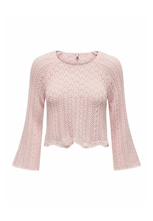 ONLY, ONLNOLA LIFE 3/4 PULLOVER NOOS - Jersey de punto - pink