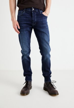 Slim fit jeans - dark-blue denim