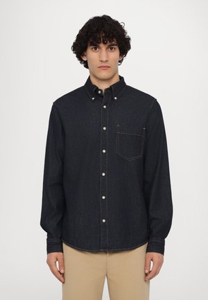 SHIRT - Button down-skjorte - rinsed blue wash