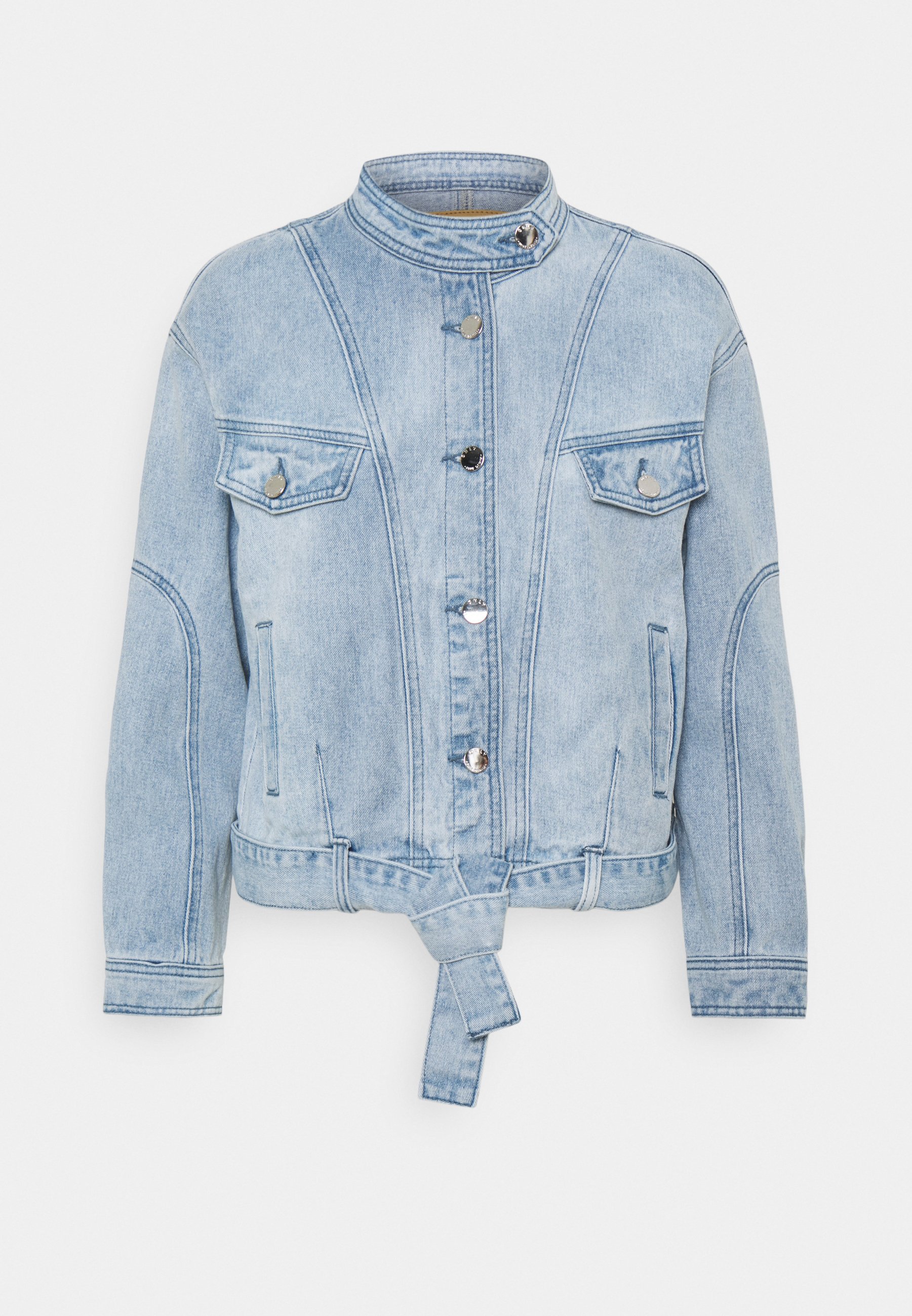 sky blue denim jacket
