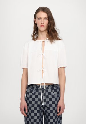 CLAIRE PUFF SHIRT - Bluse - white