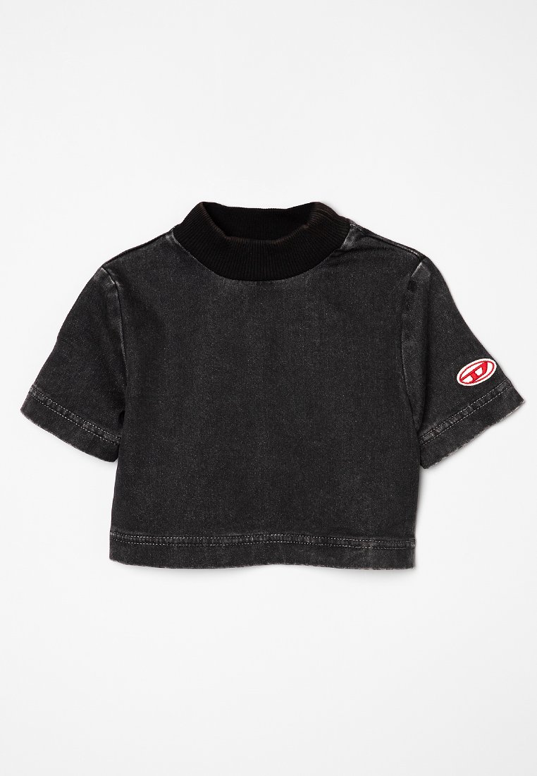 Diesel T-shirt basic zwart Diesel T-shirt basic zwart