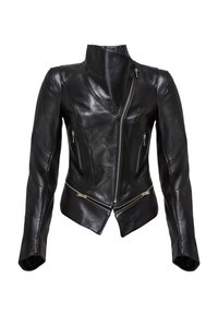 MARCELA - Kožnata jakna - black