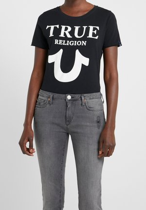 True Religion T-Shirt print - black