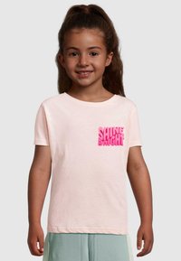 Merchcode Marškinėliai su spaudiniu - pink