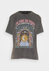 T-shirts med print - black
