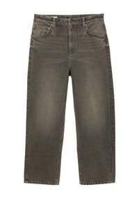 BAGGY - Vrećaste traperice - metallic black