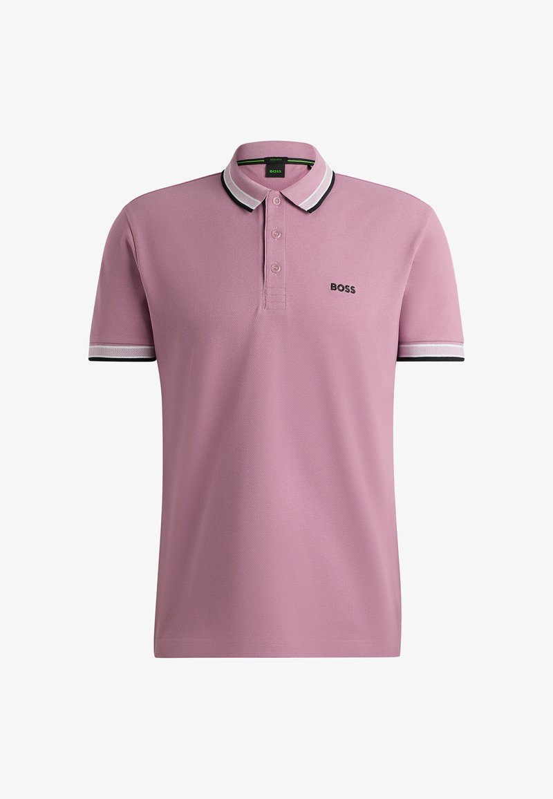 Light Purple Hugo Boss Purple Polo Active Polo Shirt With Four-way