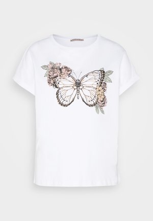 T-shirt print - white