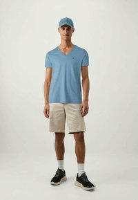 Tommy Jeans ORIGINAL TEE - Βασικό μπλουζάκι - westside blue