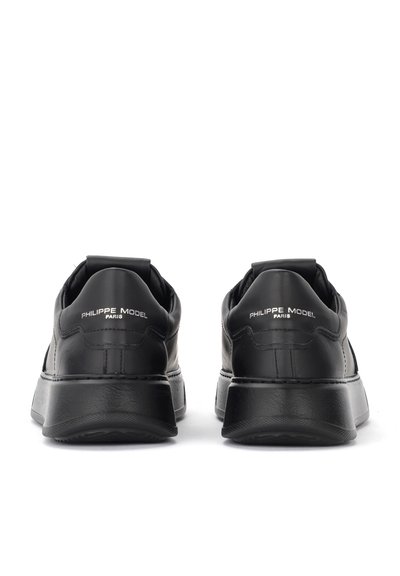 Philippe Model TEMPLE IN PELLE NERA - Sneakers alte - nero