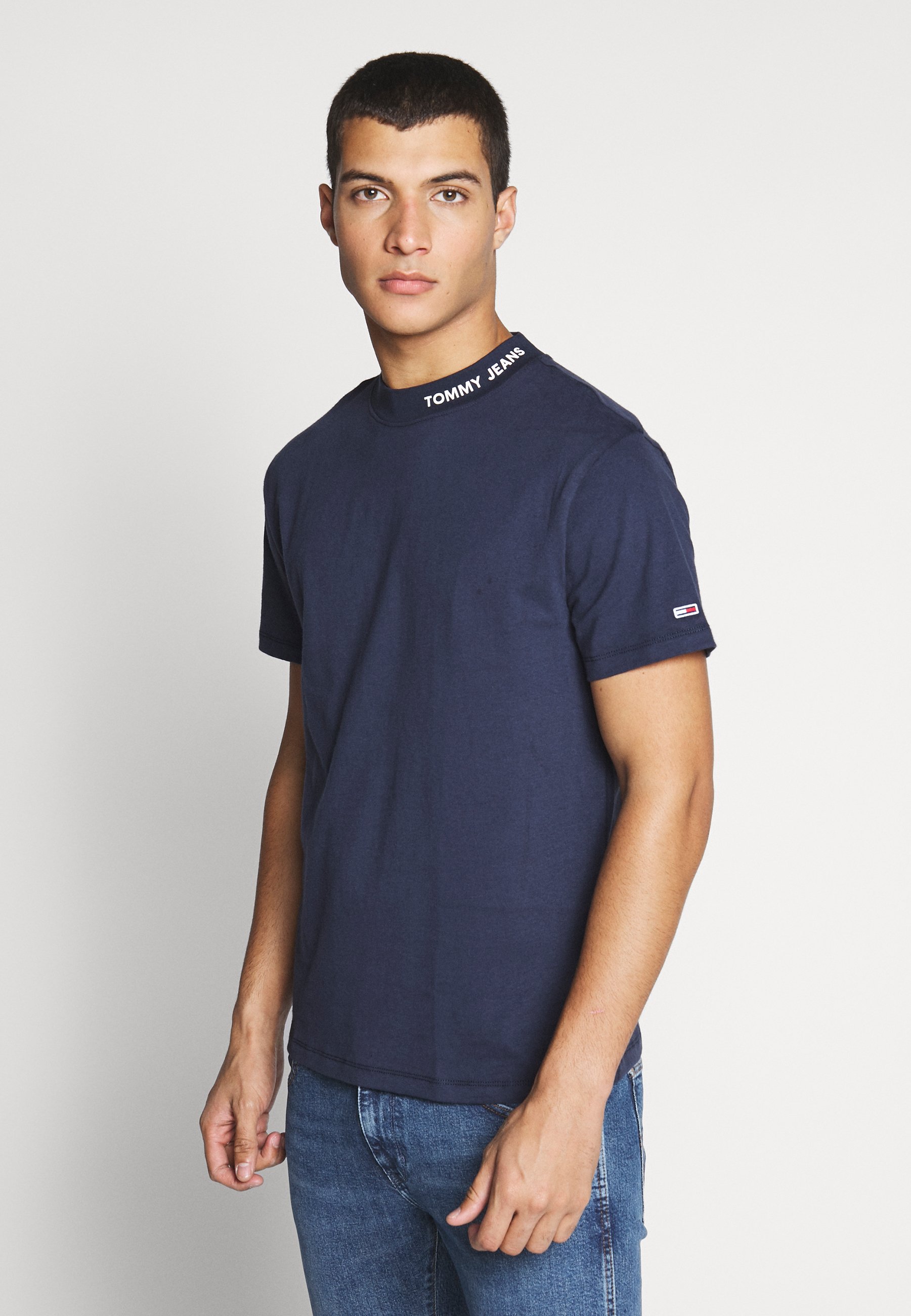 tommy hilfiger high neck t shirt