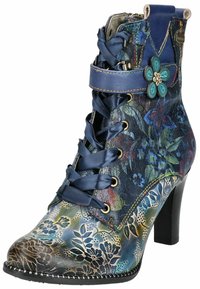 LAURA VITA Botines de tacón - bleu