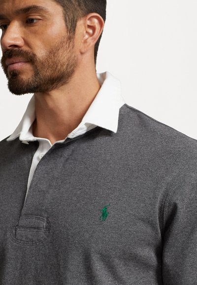 Polo Ralph Lauren Big & Tall THE ICONIC RUGBY SHIRT - Polo krekls - barclay heather