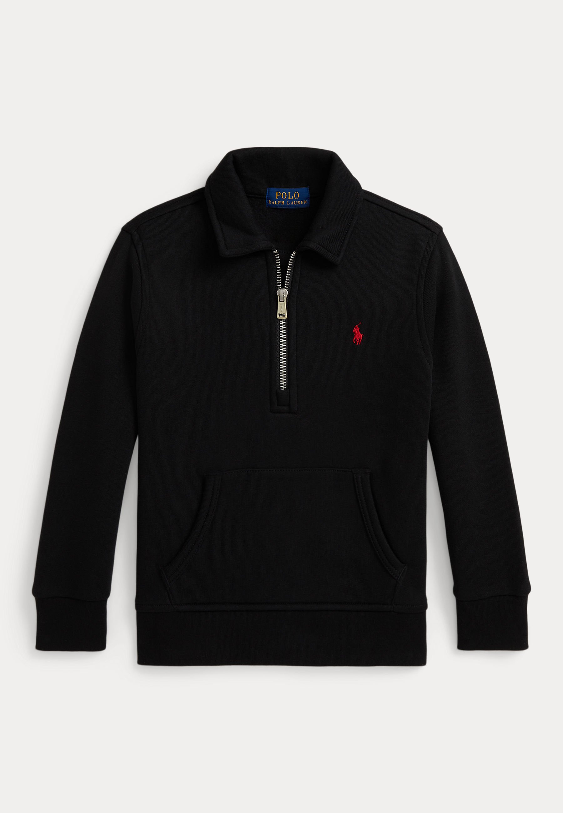 Polo Ralph Lauren FLEECE QUARTER ZIP PULLOVER - Sweatshirt - black